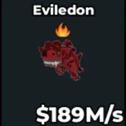 Eviledon 189M s - V204 (Секретный персонаж) — Roblox, лот №228078