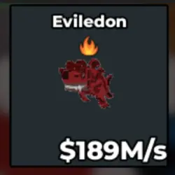Eviledon 189M s Secret 199 (Секретный персонаж) — Roblox, лот №228081