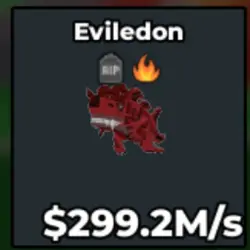 Eviledon 299.2M s Secret 188 (Секретный персонаж) — Roblox, лот №228089