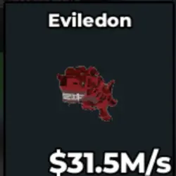 Eviledon 31.5M s I I V139 (Секретный персонаж) — Roblox, лот №228094