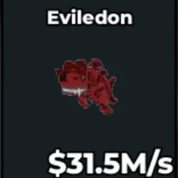 Eviledon 31.5M s I I V242 (Секретный персонаж) — Roblox, лот №228098