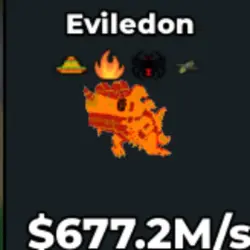 Eviledon Lava 677.2M s Very RARE - V47 (Секретный персонаж) — Roblox, лот №228133