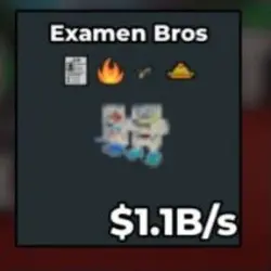 Examen Bros 1.1B s Good Trait RAF (Секретный персонаж) — Roblox, лот №228161