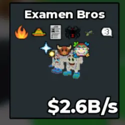 Examen Bros 2.6B s (Секретный персонаж) — Roblox, лот №228176