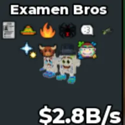 Examen Bros 2.8B s RY02 (Секретный персонаж) — Roblox, лот №228187