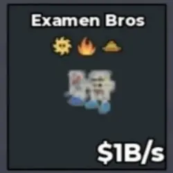 EXAMEN BROS I 1B (Секретный персонаж) — Roblox, лот №228208