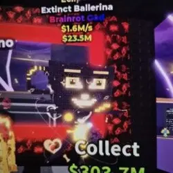 Extinct Ballerina Eclipse 1.6 M s (Brainrot God персонаж) — Roblox, лот №228171