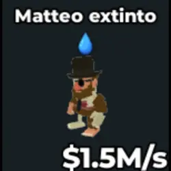Extinct Matteo 1.5M 1 Trait V236 (Секретный персонаж) — Roblox, лот №228188