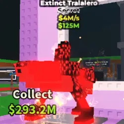 Extinct Tralalero Cursed Very RARE (Секретный персонаж) — Roblox, лот №228218