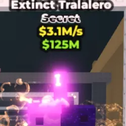 Extinct Tralalero Galaxy 3.1 M s (Секретный персонаж) — Roblox, лот №228225