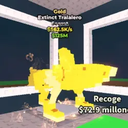 Extinct Tralalero Gold 562.5K s - Secret Gold (Секретный пе… — Roblox, лот №228228