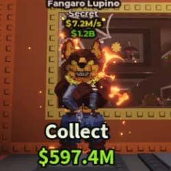 Fangaro Lupino $7.2M s Secret (Секретный персонаж) — Roblox, лот №228258