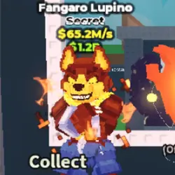 Fangaro Lupino 65M s (Секретный персонаж) — Roblox, лот №228274