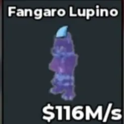 Fangaro Lupino Crystal (Секретный персонаж) — Roblox, лот №228230