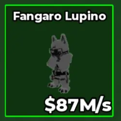 Fangaro Lupino Phantom 87M s (Секретный персонаж) — Roblox, лот №228270