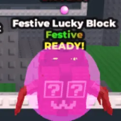 Festive Lucky Block - Bloodrot - Bubblegum (Festive персона… — Roblox, лот №228231