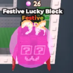 Festive Lucky Block - Bloodrot - Bubblegum - 26 (Festive пе… — Roblox, лот №228233