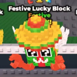 Festive Lucky Block - Crab Rave - Sombrero - Glitch (Festiv… — Roblox, лот №228251