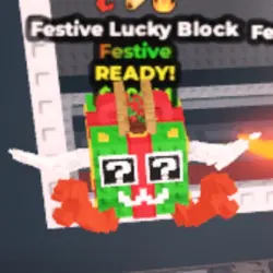 Festive Lucky Block - Crab Rave - Taco - Fire (Festive перс… — Roblox, лот №228254