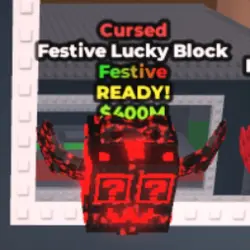 Festive Lucky Block - Cursed (Festive персонаж) — Roblox, лот №228259