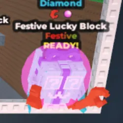 Festive Lucky Block - Diamond - Crab Rave - Bubblegum (Fest… — Roblox, лот №228304