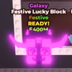 Festive Lucky Block - Galaxy (Festive персонаж) — Roblox, лот №228315