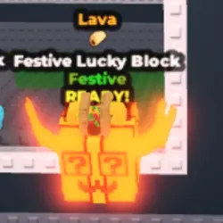 Festive Lucky Block - Lava - Taco (Festive персонаж) — Roblox, лот №228298