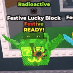 Festive Lucky Block - Radioactive - Spider (Festive персона… — Roblox, лот №228303