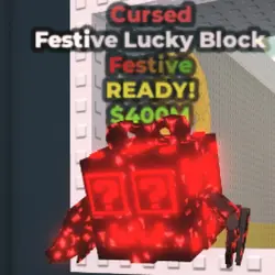 Festive Lucky Block [Cursed] (Festive персонаж) — Roblox, лот №228333
