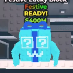 Festive Lucky Block [Diamond] (Festive персонаж) — Roblox, лот №228335