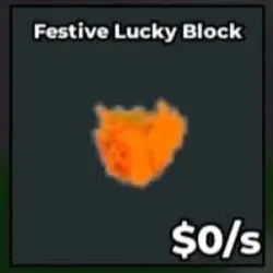 Festive Lucky Block Lava (Festive персонаж) — Roblox, лот №228345