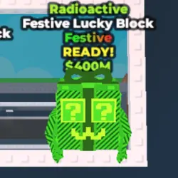 Festive Lucky Block Radioactive Festive and secury (Festive… — Roblox, лот №228349