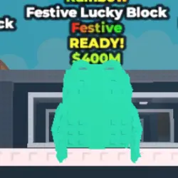 Festive Lucky Block Rainbow Festive and secury (Festive пер… — Roblox, лот №228353