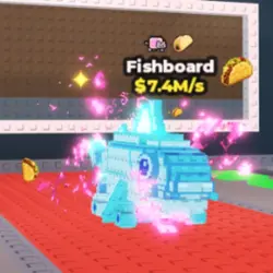Fishboard (Diamon + Secret) - 7.4M s - 2 Traits (Секретный … — Roblox, лот №228324