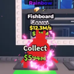 Fishboard 12.3M s (Секретный персонаж) — Roblox, лот №228329