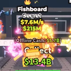 Fishboard 7M s (Секретный персонаж) — Roblox, лот №228348
