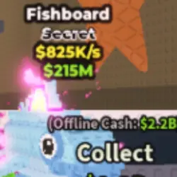 Fishboard 825K s secret (Секретный персонаж) — Roblox, лот №228354