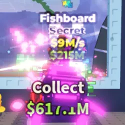 Fishboard 9M s Galaxy (Секретный персонаж) — Roblox, лот №228357