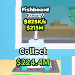 Fishboard [Normal] 825 K s (Секретный персонаж) — Roblox, лот №228359