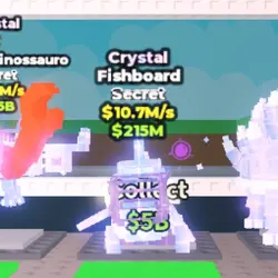 Fishboard Crystasl 10.7M s (Секретный персонаж) — Roblox, лот №228368