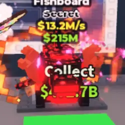 Fishboard CURSED (Секретный персонаж) — Roblox, лот №228370