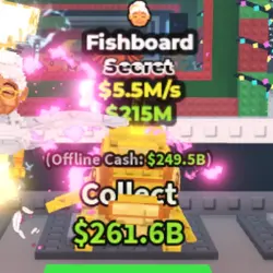 Fishboard GOLD x Granny TRAIT (Секретный персонаж) — Roblox, лот №228379