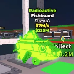 Fishboard Radioactive 7M s - Secret Radioactivo (Секретный … — Roblox, лот №228382