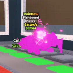 Fishboard Rainbow 8.2M s (Секретный персонаж) — Roblox, лот №228386