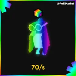 Fluriflura - Rainbow - 70 s (Обычный персонаж) — Roblox, лот №228414