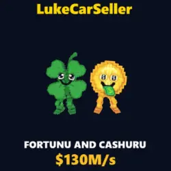 Fortunu and Cashuru ( 130M s ) I I (Секретный персонаж) — Roblox, лот №228490