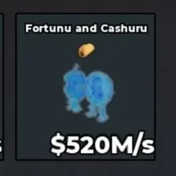 Fortunu and Cashuru Diamond [520 M s ] (Секретный персонаж) — Roblox, лот №228500