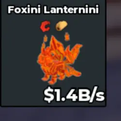 Foxini Lanterini 1.4 B s - Lava Mutation @steakstrawberrye … — Roblox, лот №228511