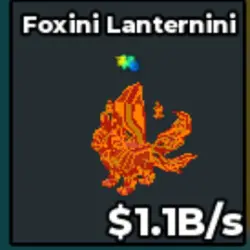 Foxini Lanternini (Lava 1.1B) (Секретный персонаж) — Roblox, лот №228462