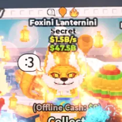Foxini Lanternini 1.5B s (Секретный персонаж) — Roblox, лот №228474